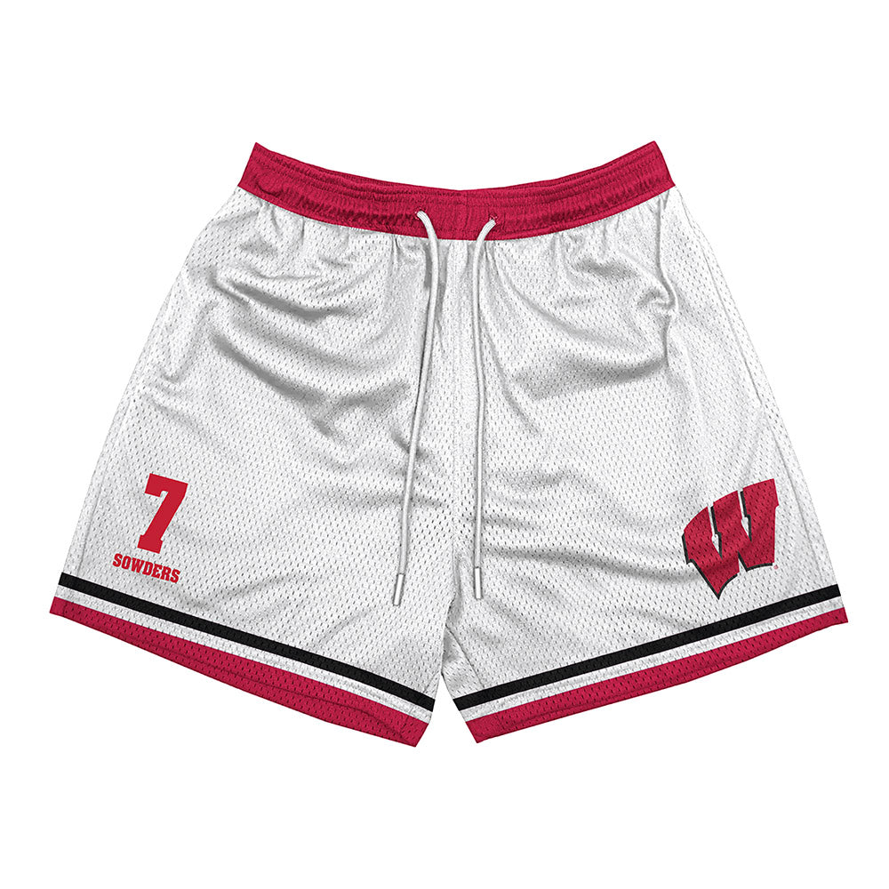 Wisconsin - NCAA Women's Soccer : Mia Sowders - Shorts-0