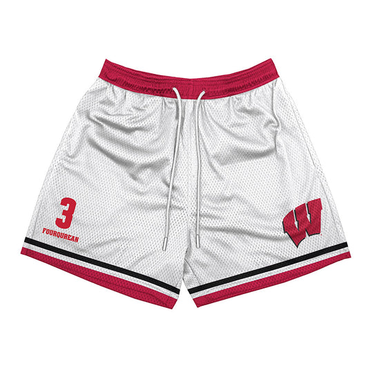 Wisconsin - NCAA Football : Nyzier Fourqurean - Shorts-0