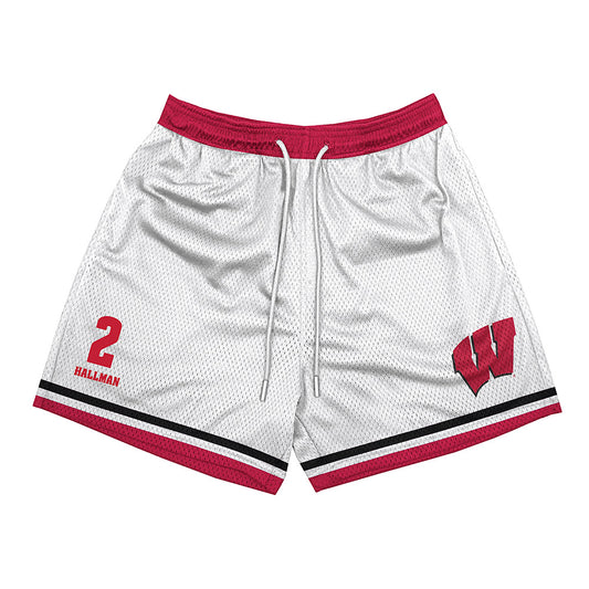 Wisconsin - NCAA Football : Ricardo Hallman - Shorts-0