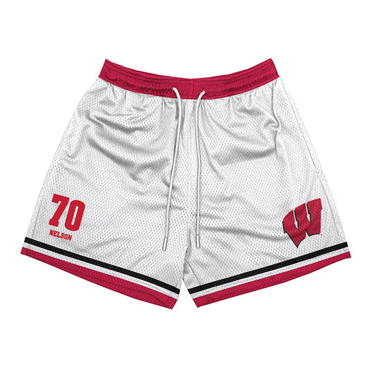 Wisconsin - NCAA Football : Barrett Nelson - Shorts-0