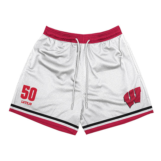 Wisconsin - NCAA Football : Samuel Lateju - Shorts-0