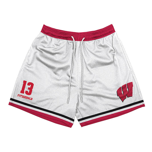 Wisconsin - NCAA Men's Ice Hockey : Christian Fitzgerald - Shorts-0