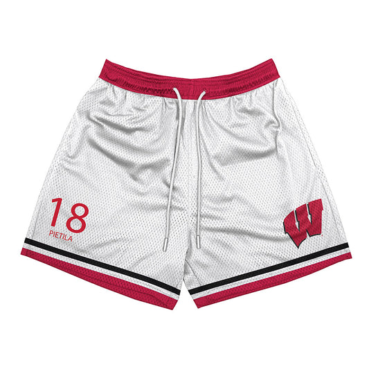 Wisconsin - NCAA Men's Ice Hockey : Adam Pietila - Shorts-0