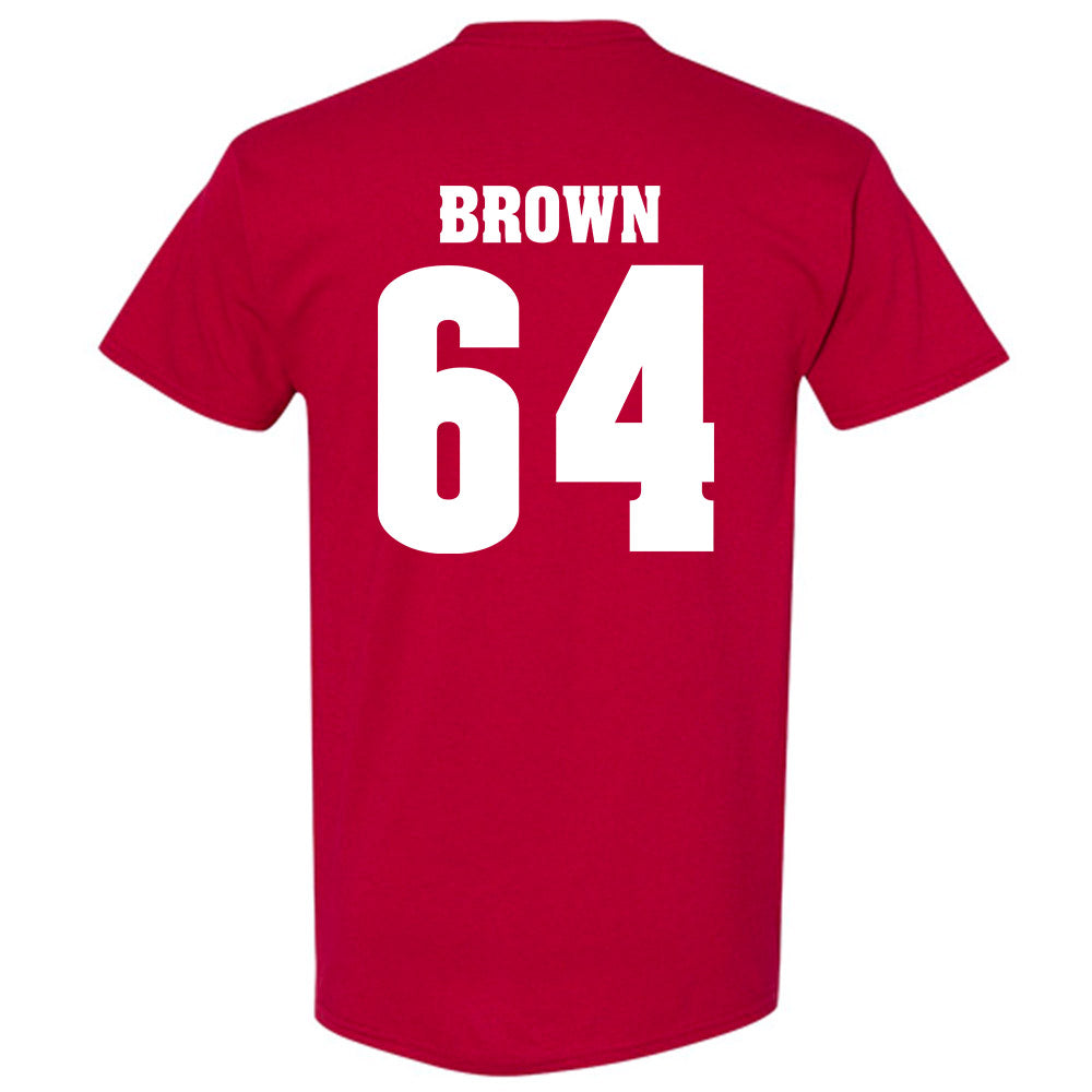 Wisconsin - NCAA Football : Evan Brown - Classic Shersey T-Shirt-1