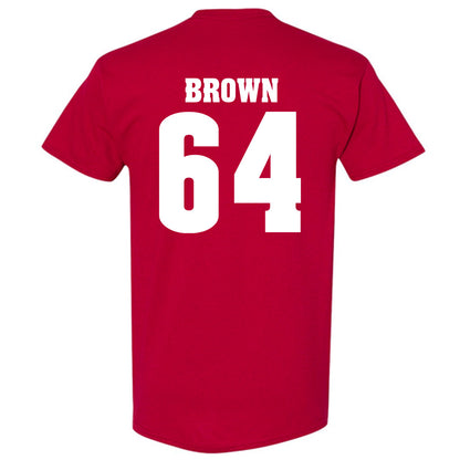 Wisconsin - NCAA Football : Evan Brown - Classic Shersey T-Shirt-1