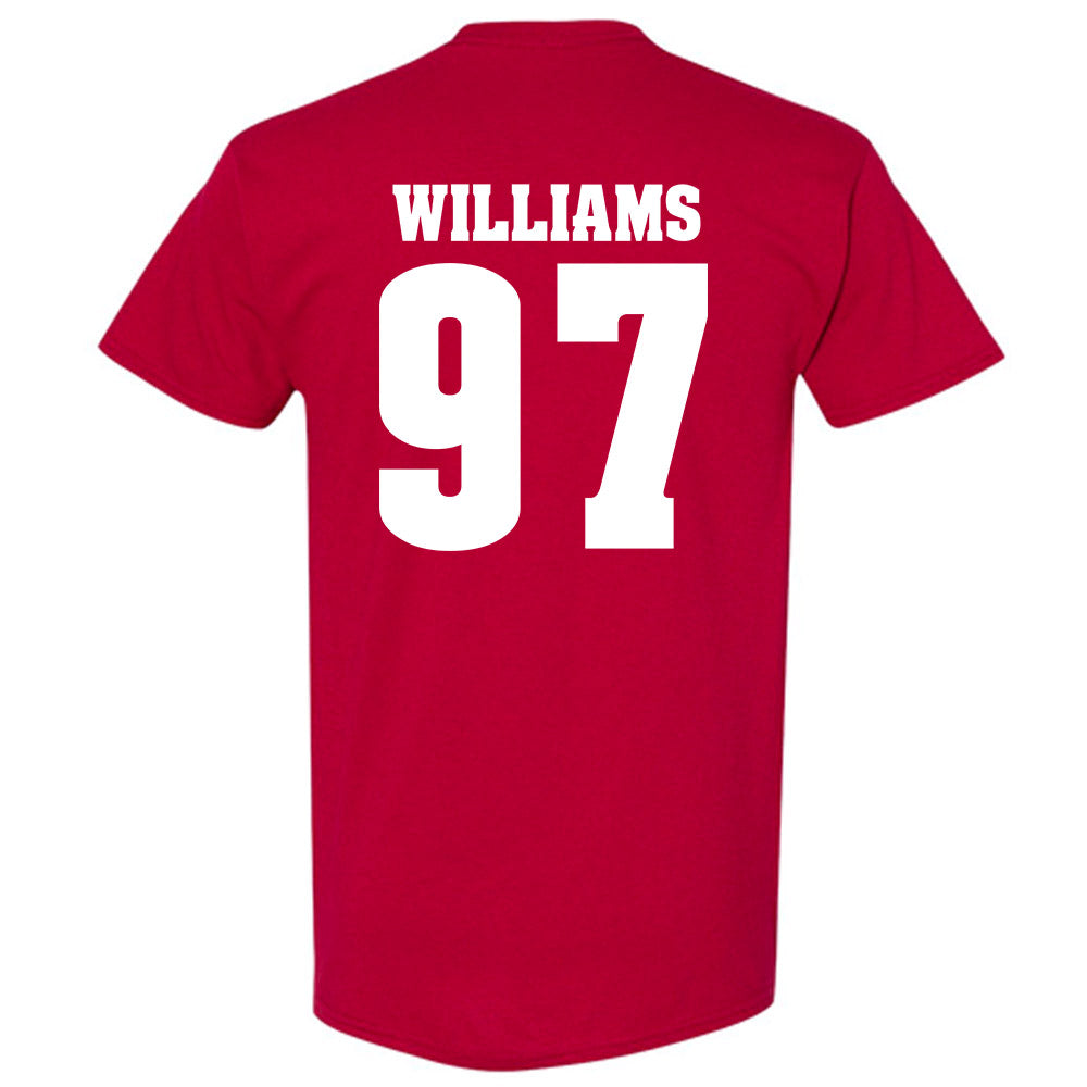 Wisconsin - NCAA Football : jaylen williams - Classic Shersey T-Shirt-1