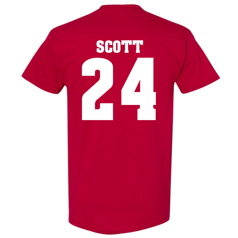 Wisconsin - NCAA Football : Jaimier Scott - Classic Shersey T-Shirt-1