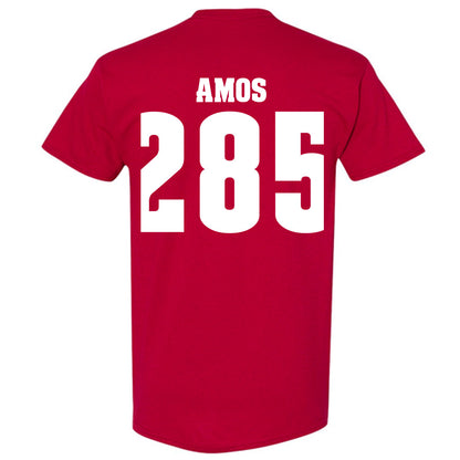 Wisconsin - NCAA Wrestling : Braxton Amos - Classic Shersey T-Shirt-1