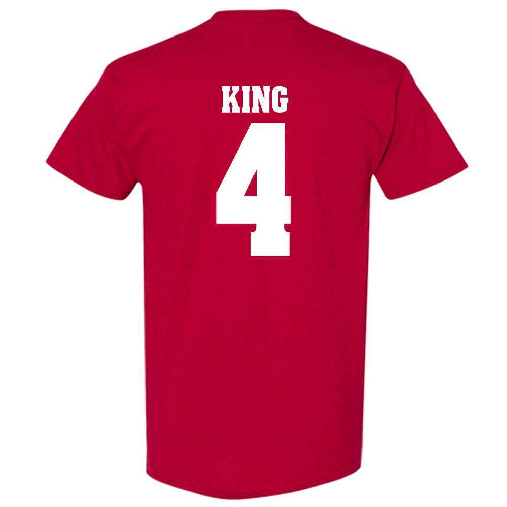 Wisconsin - NCAA Softball : Emma King - Classic Shersey T-Shirt-1