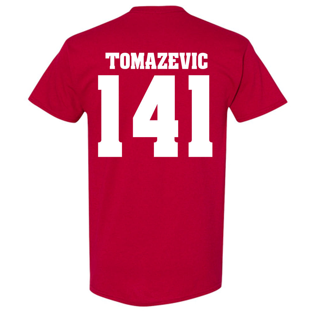 Wisconsin - NCAA Wrestling : Peter Tomazevic - Classic Shersey T-Shirt-1