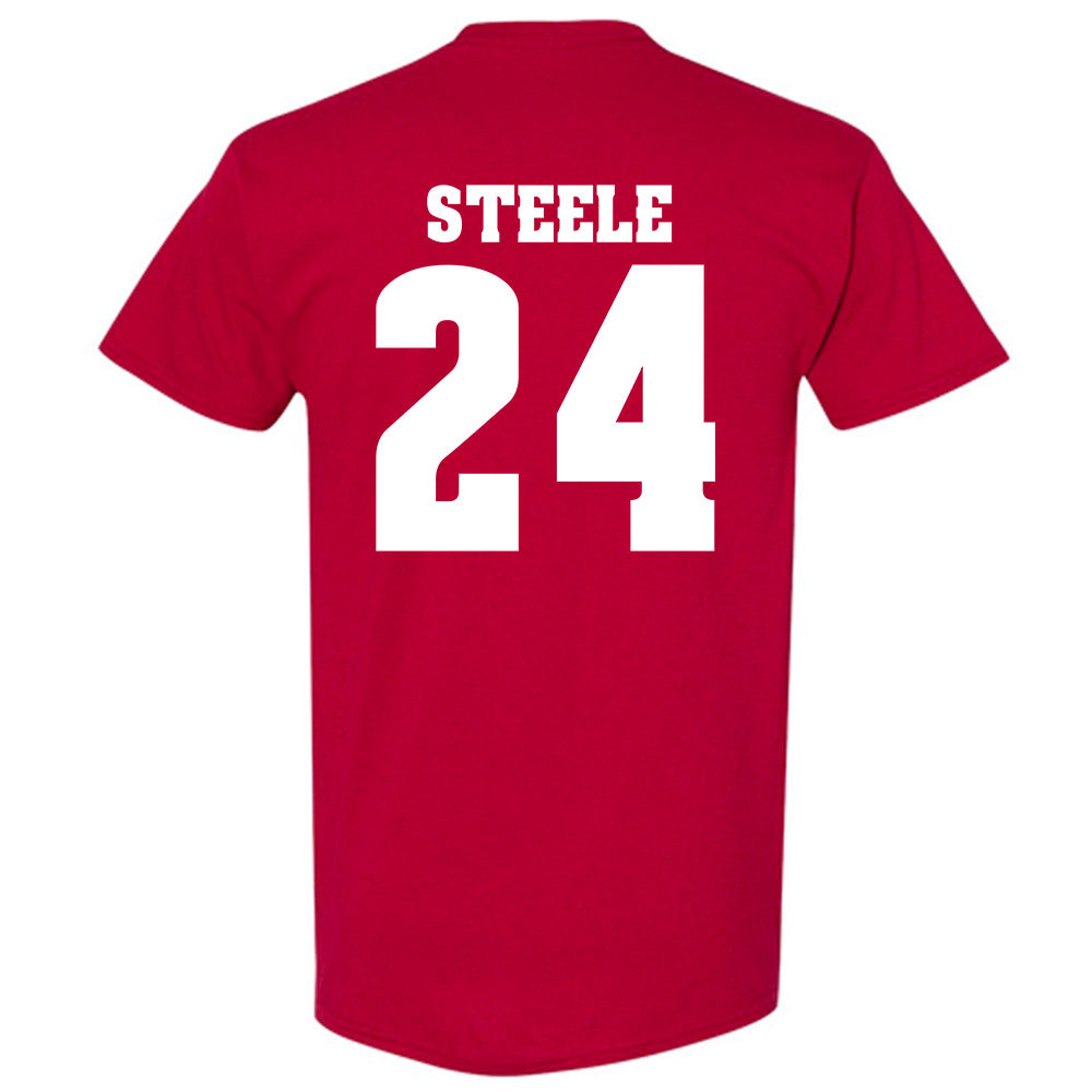 Wisconsin - NCAA Women's Basketball : Laci Steele - Classic Shersey T-Shirt-1