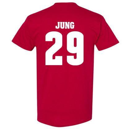 Wisconsin - NCAA Football : Matt Jung - Classic Shersey T-Shirt-1
