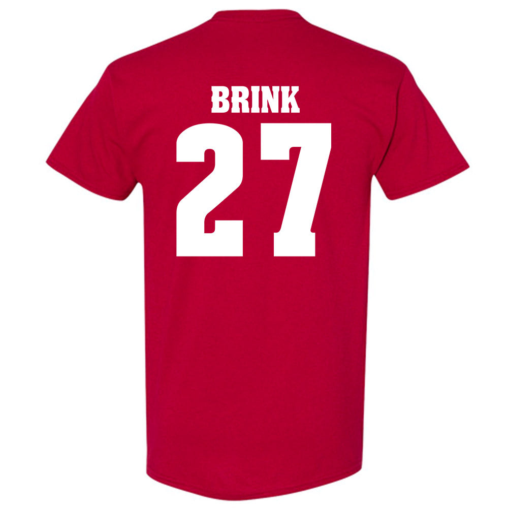 Wisconsin - NCAA Men's Ice Hockey : Finn Brink - Classic Shersey T-Shirt-1