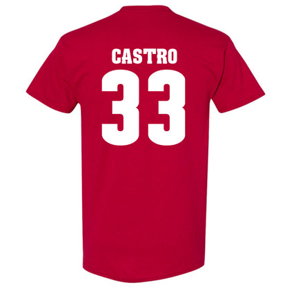 Wisconsin - NCAA Men's Ice Hockey : Anton castro - Classic Shersey T-Shirt-1