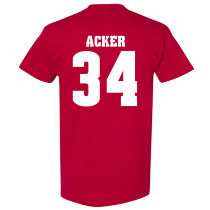 Wisconsin - NCAA Football : Jackson Acker - Classic Shersey T-Shirt-1