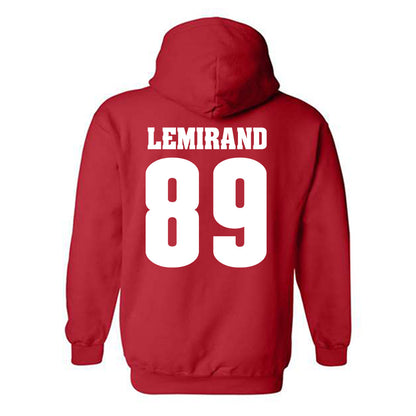 Wisconsin - NCAA Football : Ben Lemirand - Classic Shersey Hooded Sweatshirt-1