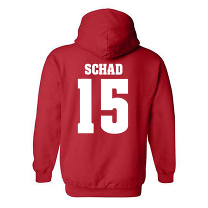 Wisconsin - NCAA Women's Soccer : Taylor Schad - Classic Shersey Hooded Sweatshirt-1