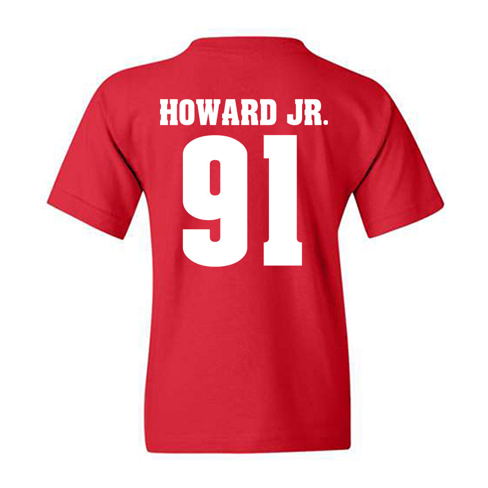 Wisconsin - NCAA Football : Jamel Howard Jr. - Classic Shersey Youth T-Shirt-1