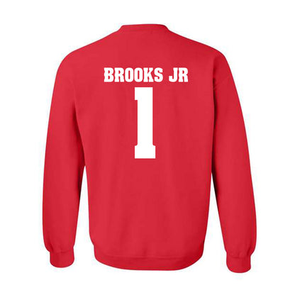 Wisconsin - NCAA Football : Chris Brooks Jr - Classic Shersey Crewneck Sweatshirt-1