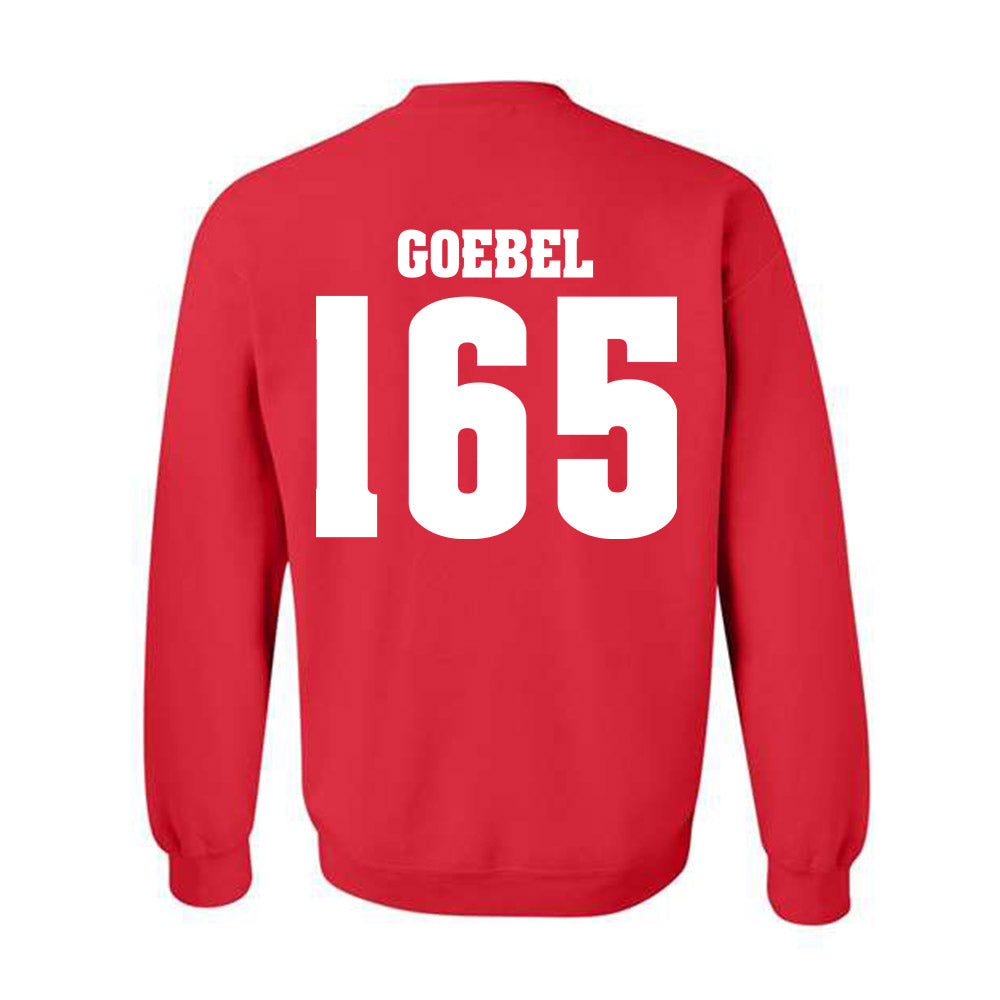 Wisconsin - NCAA Wrestling : Cody Goebel - Classic Shersey Crewneck Sweatshirt-1
