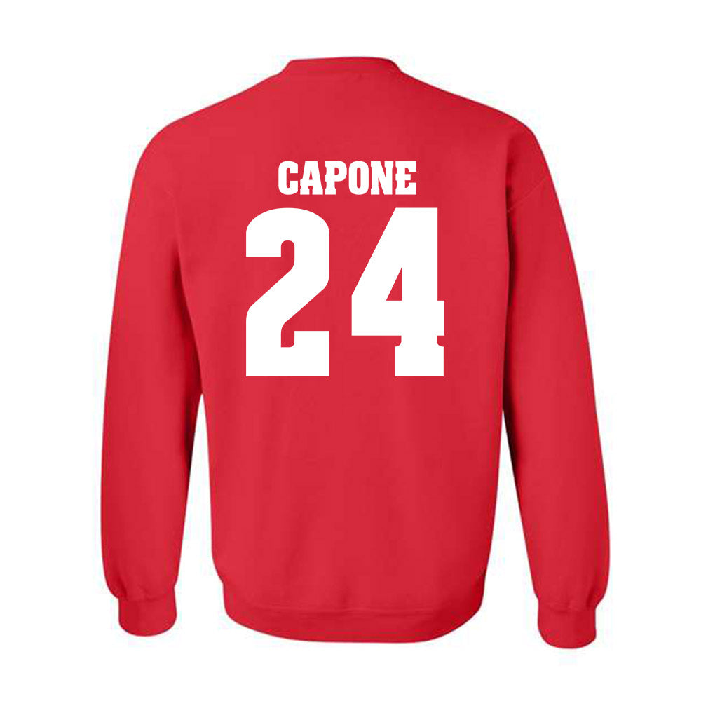 Wisconsin - NCAA Men's Soccer : Caleb Capone - Classic Shersey Crewneck Sweatshirt-1