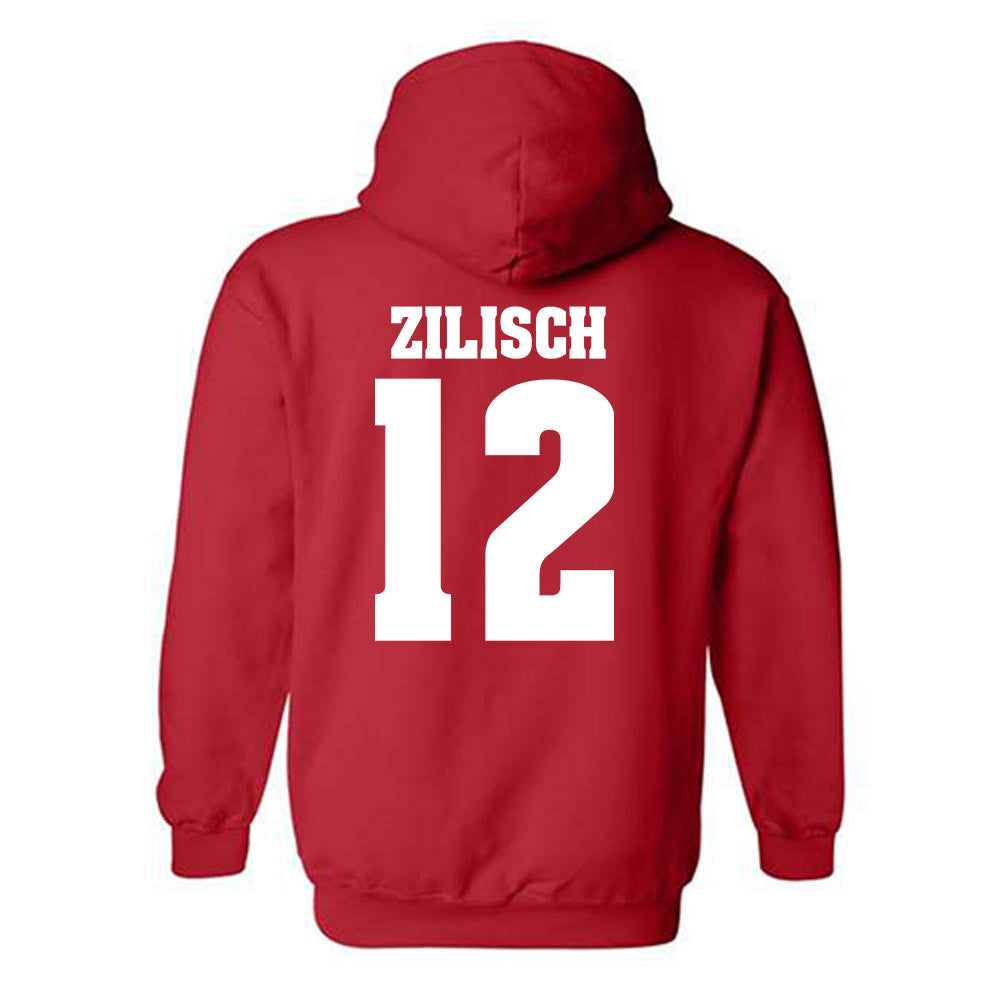 Wisconsin - NCAA Women's Ice Hockey : McKayla Zilisch - Classic Shersey Hooded Sweatshirt-1