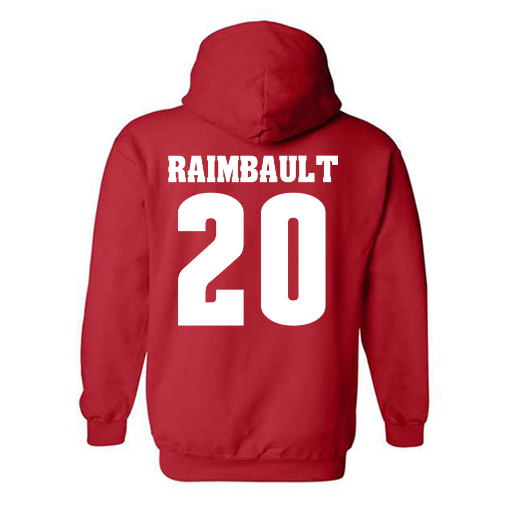 Wisconsin - NCAA Men's Soccer : Thomas Raimbault - Classic Shersey Hooded Sweatshirt-1