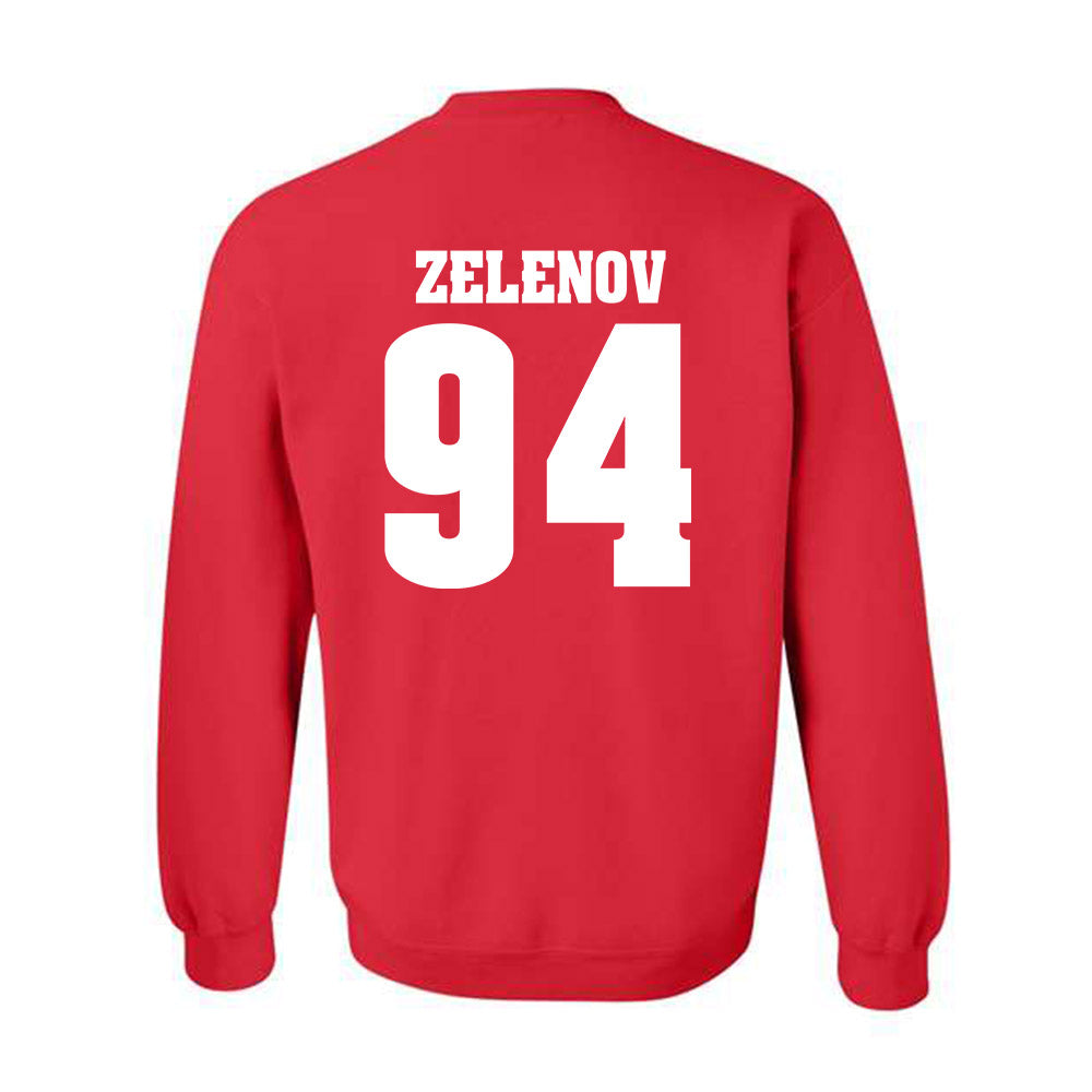 Wisconsin - NCAA Men's Ice Hockey : Vasily Zelenov - Classic Shersey Crewneck Sweatshirt-1