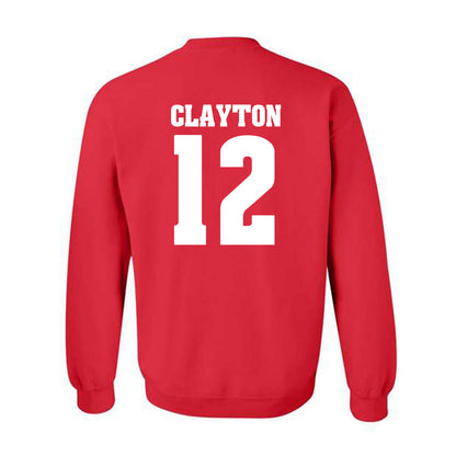 Wisconsin - NCAA Football : Nick Clayton - Classic Shersey Crewneck Sweatshirt-1