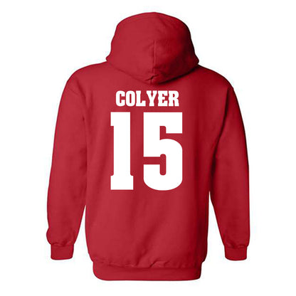Wisconsin - NCAA Women's Volleyball : Mimi Colyer - Classic Shersey Hooded Sweatshirt-1