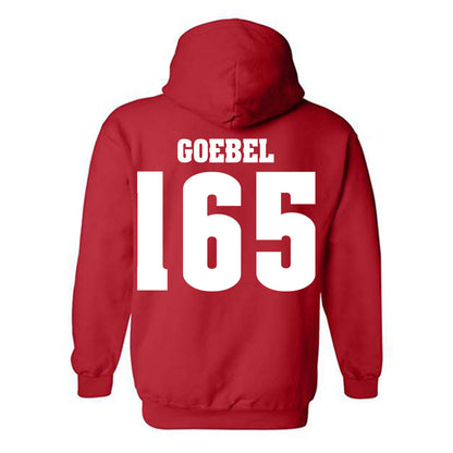Wisconsin - NCAA Wrestling : Cody Goebel - Classic Shersey Hooded Sweatshirt-1
