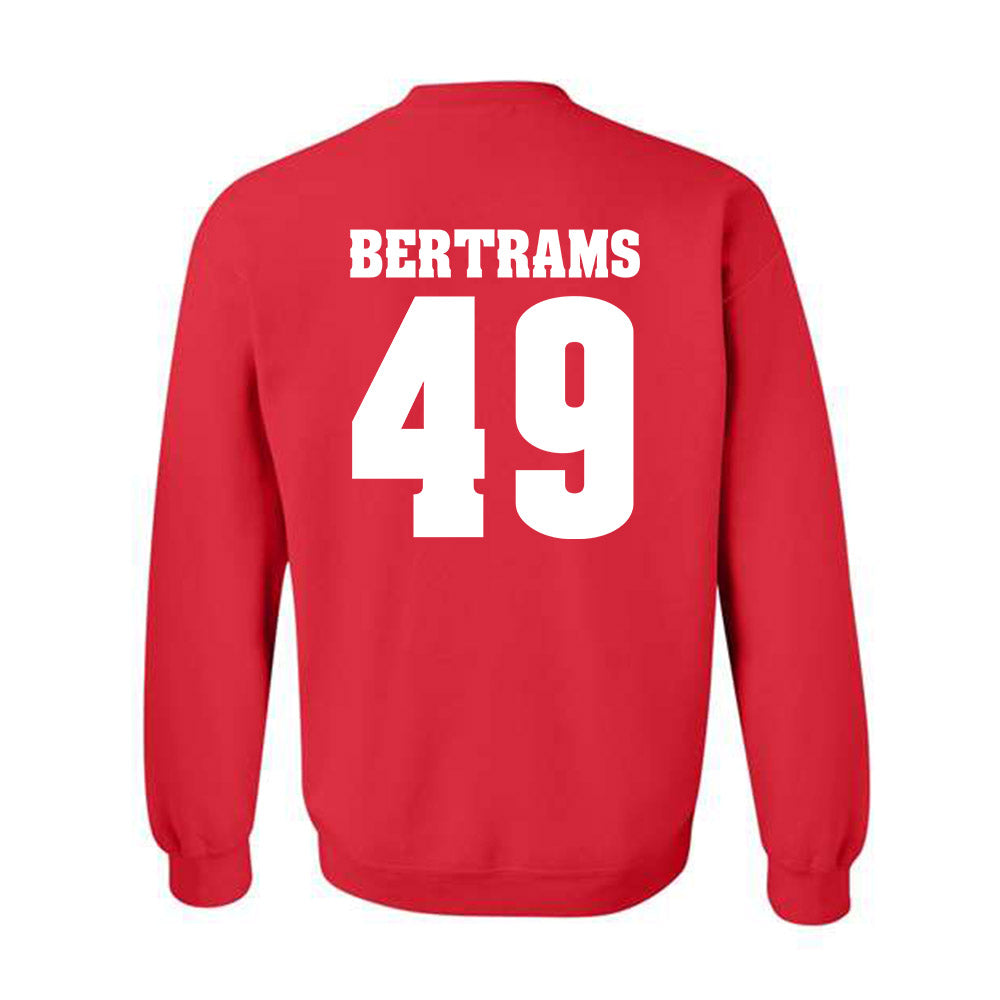 Wisconsin - NCAA Football : Atticus Bertrams - Classic Shersey Crewneck Sweatshirt-1