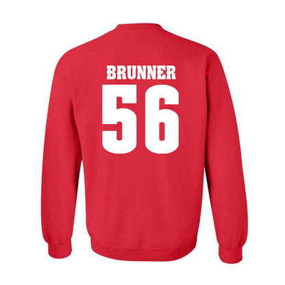 Wisconsin - NCAA Football : Joe Brunner - Classic Shersey Crewneck Sweatshirt-1