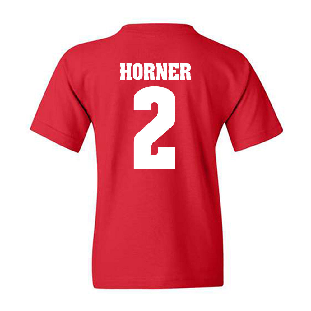 Wisconsin - NCAA Women's Volleyball : Addy Horner - Classic Shersey Youth T-Shirt-1