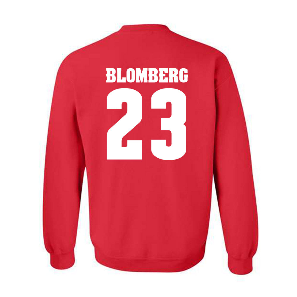 Wisconsin - NCAA Softball : Hilary Blomberg - Classic Shersey Crewneck Sweatshirt-1
