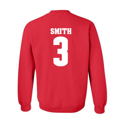 Wisconsin - NCAA Football : Carter Smith - Classic Shersey Crewneck Sweatshirt-1
