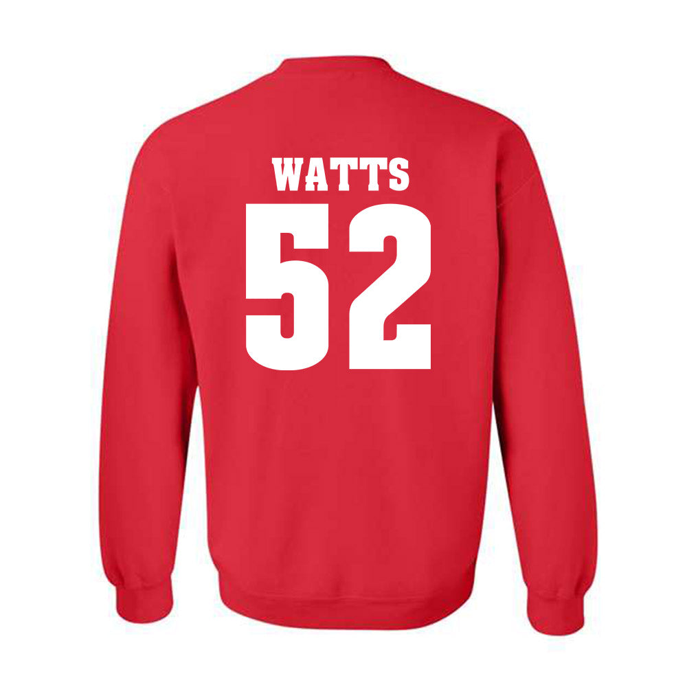 Wisconsin - NCAA Football : Hardy Watts - Classic Shersey Crewneck Sweatshirt-1