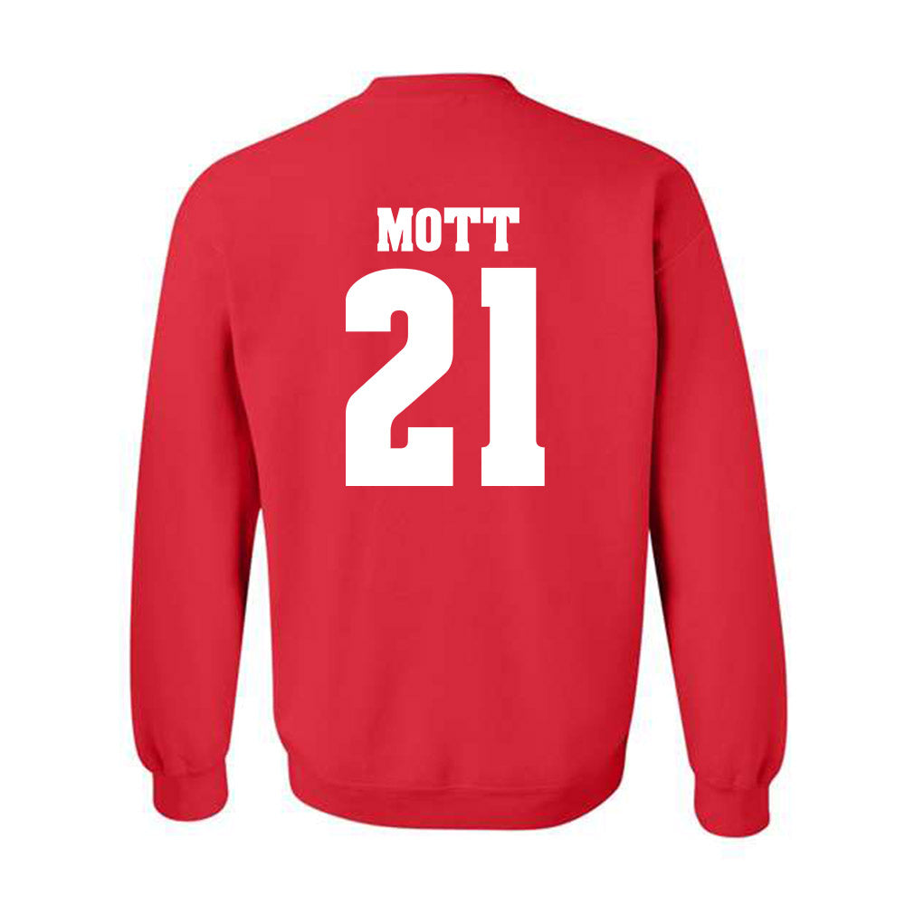 Wisconsin - NCAA Men's Soccer : Matias Mott - Classic Shersey Crewneck Sweatshirt-1