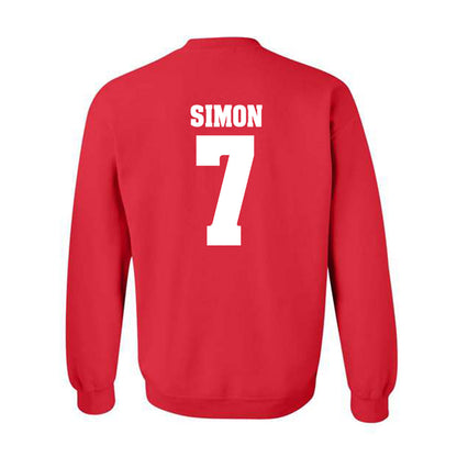 Wisconsin - NCAA Women's Volleyball : Kristen Simon - Classic Shersey Crewneck Sweatshirt-1
