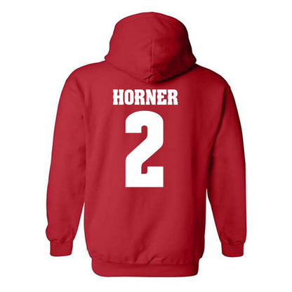 Wisconsin - NCAA Women's Volleyball : Addison Horner - Classic Shersey Hooded Sweatshirt-1
