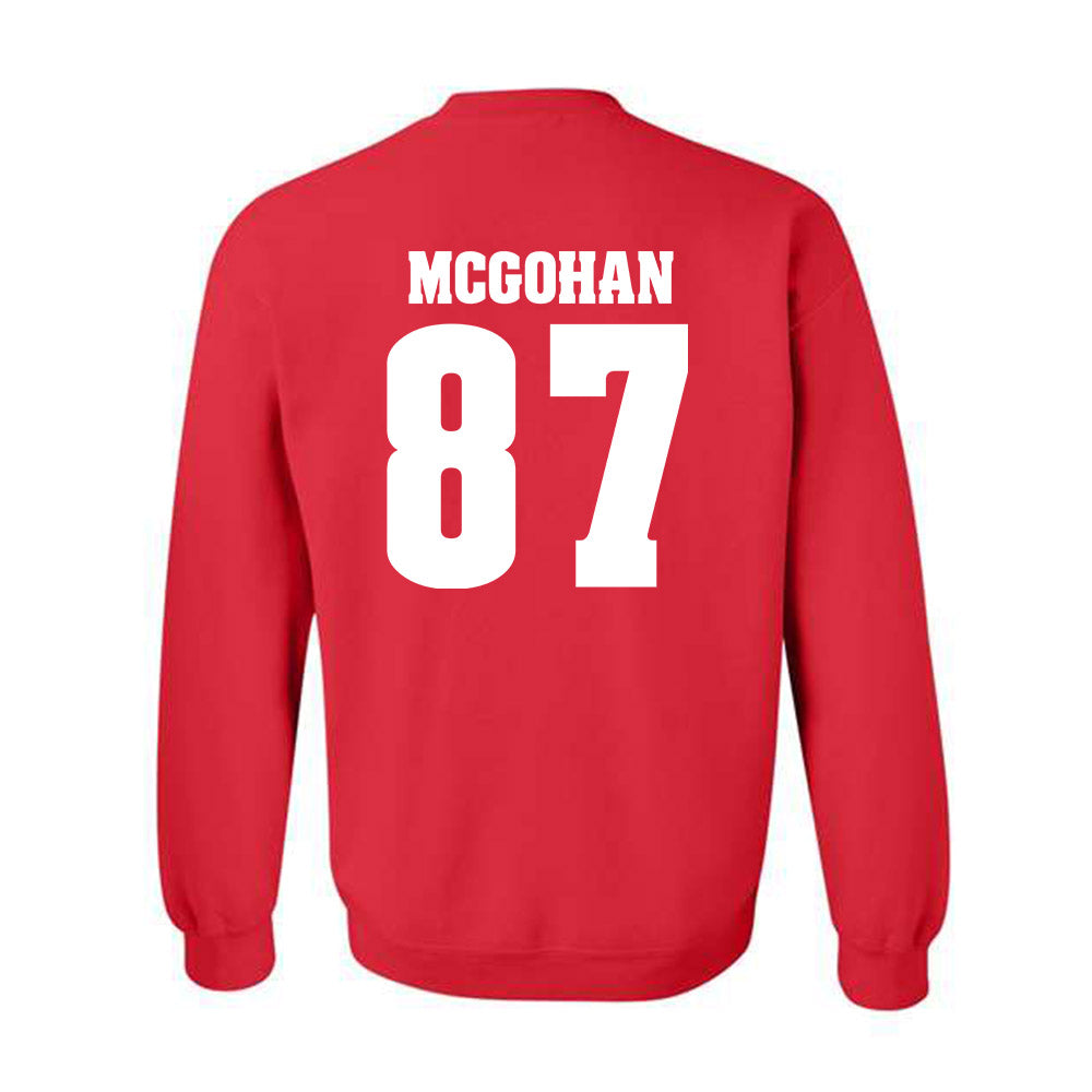 Wisconsin - NCAA Football : Jackson McGohan - Classic Shersey Crewneck Sweatshirt-1