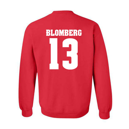 Wisconsin - NCAA Softball : Addison Blomberg - Classic Shersey Crewneck Sweatshirt-1