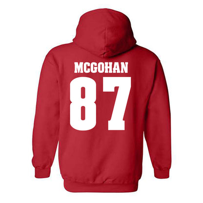 Wisconsin - NCAA Football : Jackson McGohan - Classic Shersey Hooded Sweatshirt-1