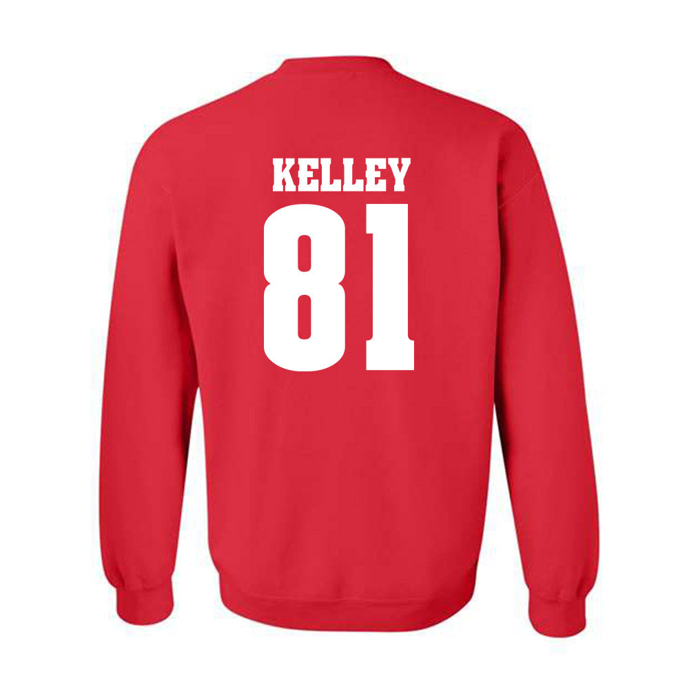 Wisconsin - NCAA Football : Mason Kelley - Classic Shersey Crewneck Sweatshirt-1