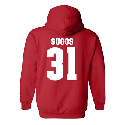 Wisconsin - NCAA Football : Jay'viar Suggs - Classic Shersey Hooded Sweatshirt-1