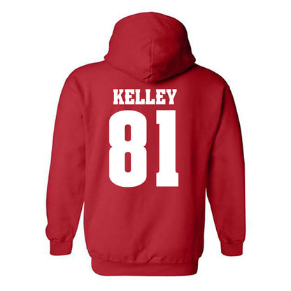 Wisconsin - NCAA Football : Mason Kelley - Classic Shersey Hooded Sweatshirt-1