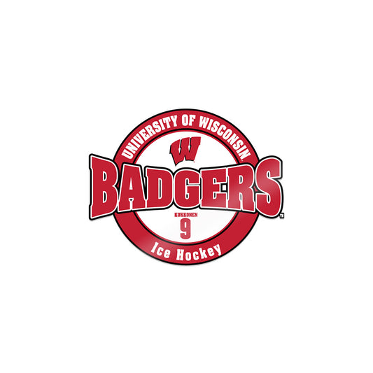 Wisconsin - NCAA Men's Ice Hockey : Kyle Kukkonen - Sticker-0