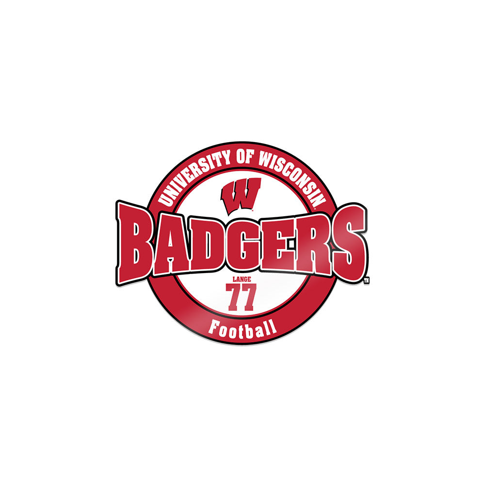 Wisconsin - NCAA Football : Peyton Lange - Sticker-0