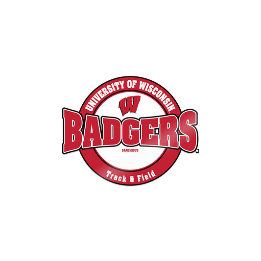 Wisconsin - NCAA Women's Track & Field : Catalina Sanchious - Sticker-0