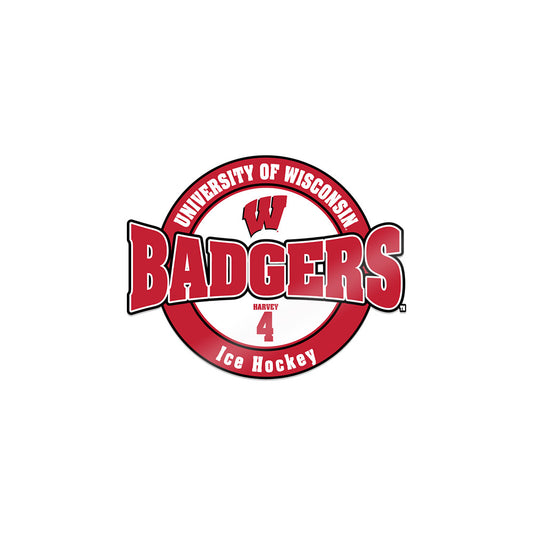 Wisconsin - NCAA Women's Ice Hockey : Caroline Harvey - Sticker-0